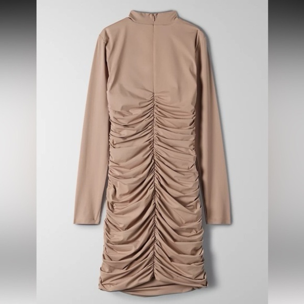 Ten by Babaton Ruched Long Sleeve Mini Dress – Size L Aritzia dress - Picture 2 of 11